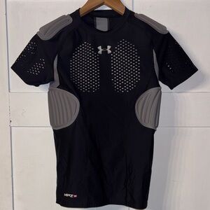 Under Armour Black and Gray Padded Shirt